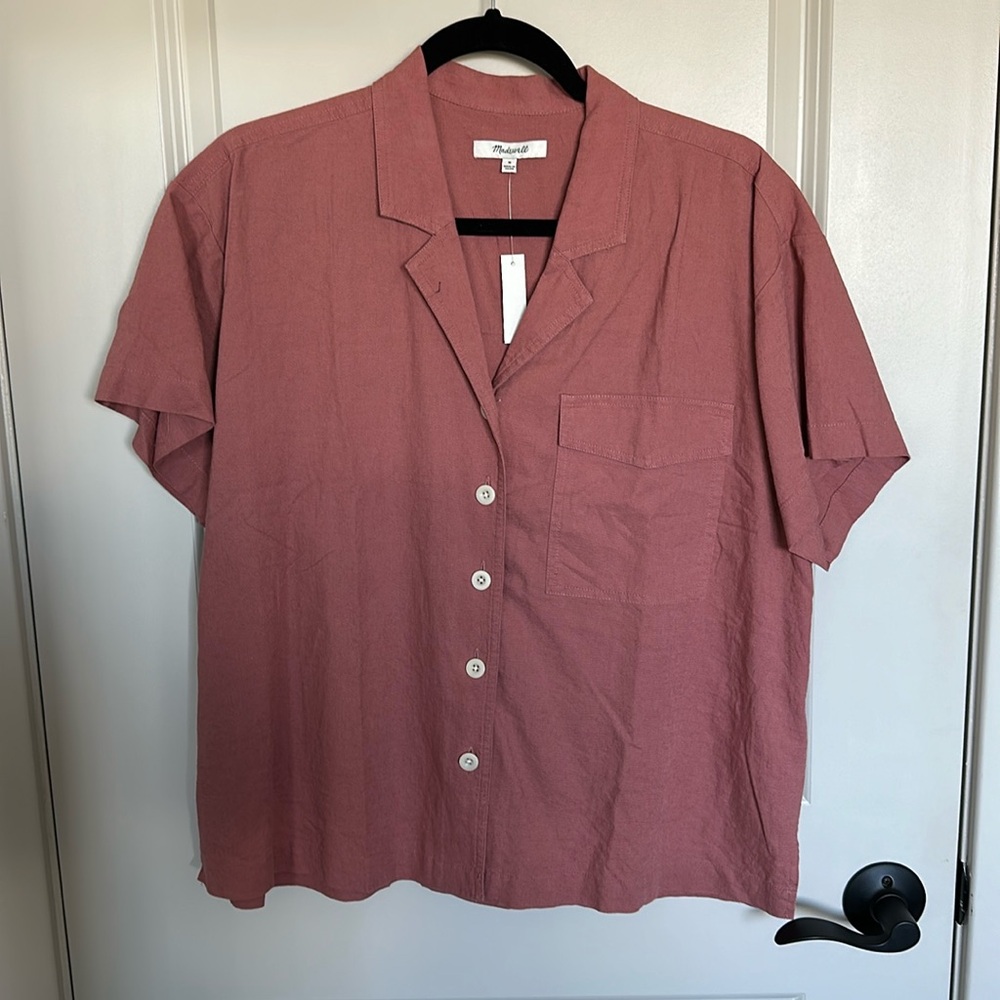 Madewell Linen Button Down - Sz M
